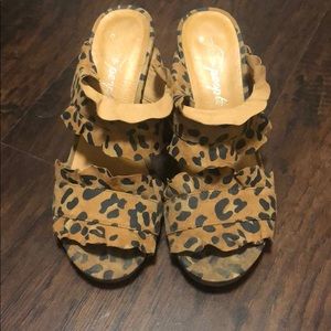 Free People Cheetah Heels